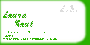 laura maul business card